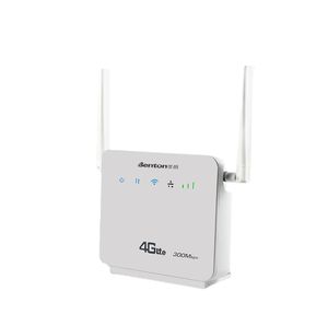 Déverrouiller le routeur Wifi 4G Modem réseau sans fil 4 double antenne externe avec carte Sim répéteur Lte domestique illimité CPE