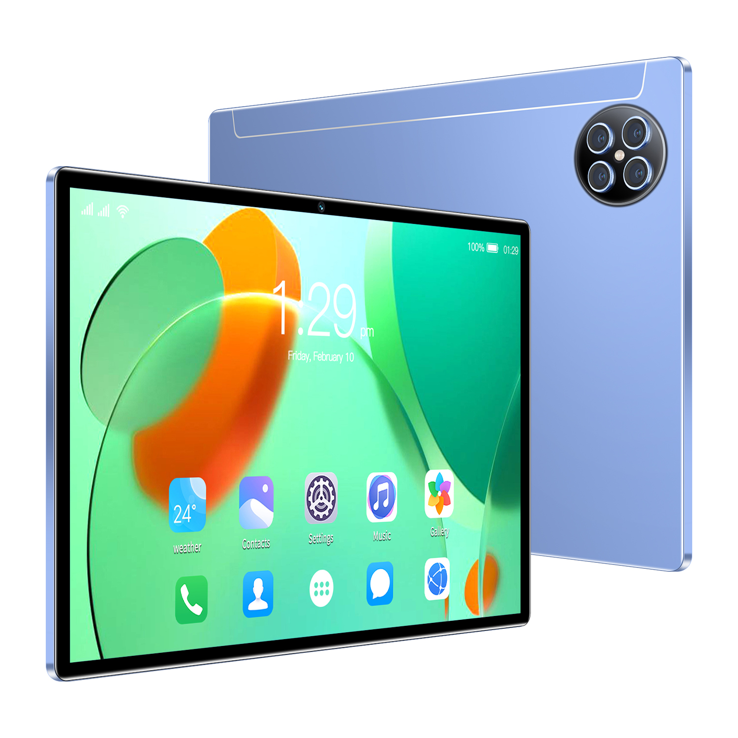 Desbloquear tablet PC 10,1 polegadas WiFi 8000 mAh Dual Sim Android 12.0 Computador 512 GB MTK 6797 3G 4G