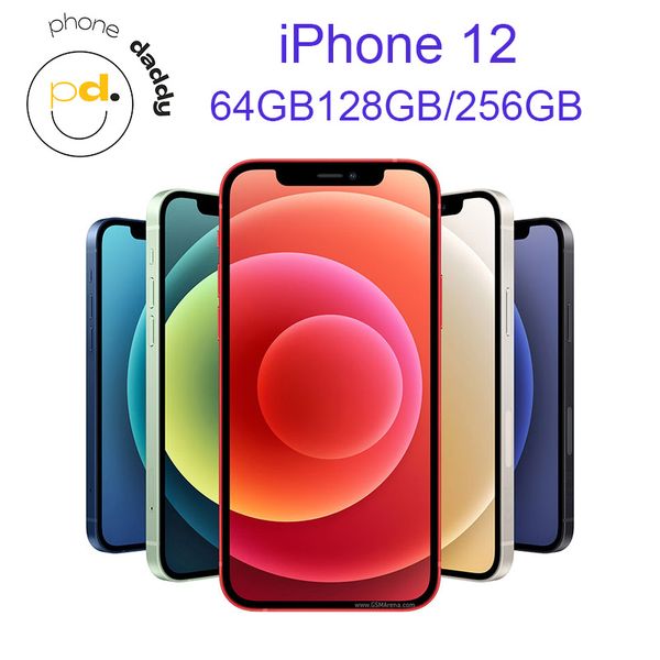 Déverrouillé Apple iPhone 12 Reulte RAM 4 Go Rom 64/128/256 Go A14 iOS Face ID NFC 5G Téléphone