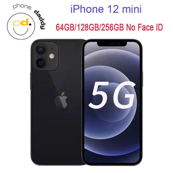 Déverrouillé Apple iPhone 12 Mini authentine RAM 4 Go Rom 64/128/256 Go A14 IOS Face ID NFC 5G Téléphone cellulaire sans visage ID