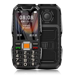 Ontgrendelde GSM 2G Bar mobiele telefoon 2.4 inch dubbele simkaart FM radio mp3 dubbele fakkel zaklamp vibratie mobiele telefoon grote knop luid geluid voor oudere mobiele telefoons