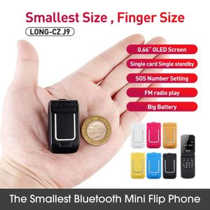 Ulcool J9 – téléphone portable à rabat le plus petit débloqué, intelligent, anti-perte, GSM, Bluetooth, cadran, mini poche de sauvegarde, téléphone portable, cadeau pour enfants