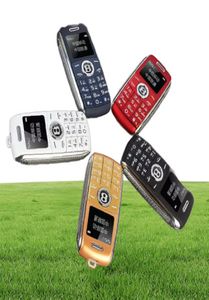 Mini téléphones mobiles débloqués Bluetooth Dialer Celular 066 pouces avec mains petit téléphone MP3 voix magique double Sim le plus petit Wirels3196586