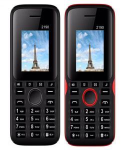 Téléphone portable débloqué 2190 177 pouces QCIF écran double carte SIM classique GSM pas cher téléphone portable 20 bouton de clavier Bluetooth phone6526671