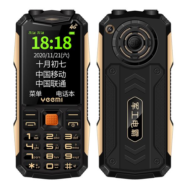 Teléfono celular de linterna Doble K1+ desbloqueado Teléfono móvil DUAL SIM TORCHA BIG BUTCH BUTC