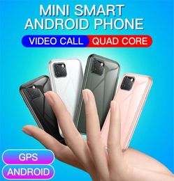 Desbloqueado Original SOYES XS11 Mini teléfonos celulares Android Cuerpo de vidrio 3D Dual SIM Google Play Market Lindo teléfono inteligente Regalos para niños Gir2976364