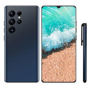 Téléphones déverrouillés Smartphone Android d'origine 7,2 pouces Téléphone portable double caméra SIM Mobile Smart 6800mAH Face ID