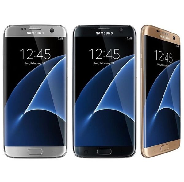 Débloqué Samsung Galaxy S7 Edge Android téléphone portable 4G LTE 5.5 