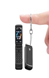 Teléfonos celulares con tapa más pequeños desbloqueados Ulcool F1 Inteligente antipérdida GSM Bluetooth Dial Mini Backup Pocket Teléfono móvil portátil Gif3702211