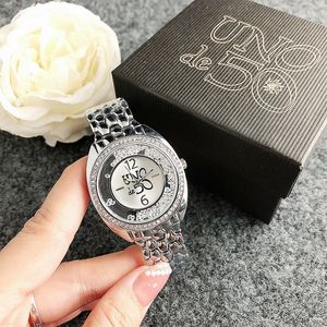 Unode50 Bracelet Chain Watch Designer beroemd merk Gold Diamond Luxury Watch Ladies kijken UNS026 Annajewelel