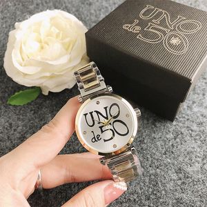 UNOde50 nouvelle montre-bracelet pour femme de luxe mode dames robe montre cadeau montre UNS034 Annajewel