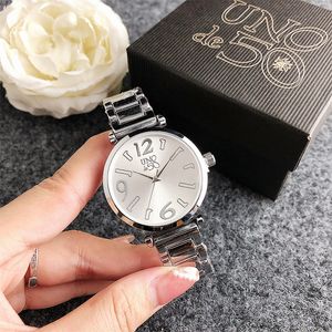 Reloj UNOde50, pulsera de marca superior, reloj de esfera pequeña para mujer, relojes modernos, reloj de joyería UNS001 Annajewel