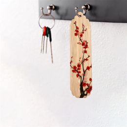 Bookmarks non peints pour étiquettes en bois Livre inachevé vide blancs blancs accrocher des enfants artisanat artisanat