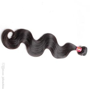 Indian Maagd Human Hair Weave 8-30 inch Extensions Bundels Natural Color Body Wave