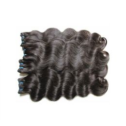 Paquetes de cabello humano Remy virgen alineado con cutícula de grado 10A sin procesar 4 piezas 400 g / lote Paquetes de cabello humano de 30 pulgadas Tejido cortado de un donante
