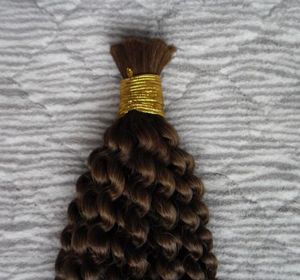 Cheveux en vrac bouclés crépus mongols non transformés 100g 1PCS cheveux humains pour tresser en vrac sans attachement 100 tresses au crochet humain cheveux Bu8450668