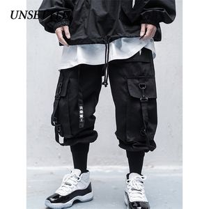 Dérégler SS Poches latérales Cargo Harem Joggers Pantalon MenWomen Hip Hop Casual Harajuku Streetwear Pantalon de survêtement Pantalon mâle 201110