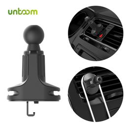 Untoom Universal Car Air Vent Clip Mount Upgrade 17mm Ball Head para Car Phone Holder Stand Magnetic Gravity Soporte para teléfono móvil