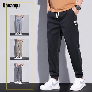 Unvanqu harajuku street fashion jeunesse glacide soft mince pantalon décontracté hommes printemps d'été jogging pantalon hip hop 240428