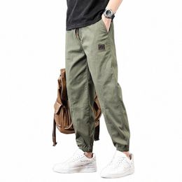 Unvanqu Japonais Printemps Été Pantalons décontractés pour hommes 2024 Nouveau Fi Hip Hop Sports Salopette Street Youth Slim Lace Up Pantalon N1WH #
