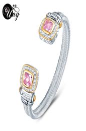 Uny Bracelet Ed câble câble bracelet de mode créateur de mode Bijoux inspiré de bijoux antique bracelets de cadeau de Noël élégant 212010508