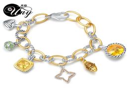 UNY Bracelet Femmes Bijoux Antiques Câble Bracelets Designer Marque David Inspiré Bracelet Valentine039Day Cadeau De Noël Bracel6887182