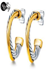 Uny Garring Diseñador inspirado David S Post Cable Vintage Fashion Fashion Jewelry S Gots 2207166307471