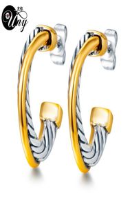 Uny Earring Designer Inspired David S Post Cable Vintage Fashion Brand Luxury Antique Jewelry S Gifts 2207167718020