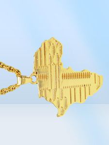 Uodesign Merk Hiphop Afrika Ketting Goud Kleur Hanger Ketting Afrikaanse Kaart Cadeau voor Heren Dames Ethiopische Sieraden Trendy3265675