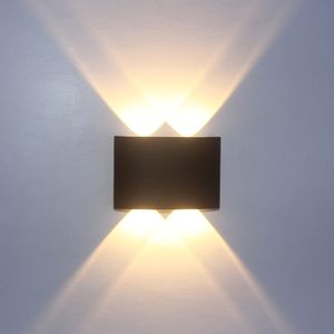 Up and Down LED Wall Lamp Waterproof IP68 Aluminium Interior Wall Light For Bedroom Living Room Corridor Indoor Outdoor Lighting