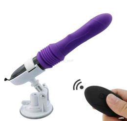 Op en neer beweging Sex Machine vrouwelijke dildo vibrator krachtige hand automatische penis met zuignapspeelgoed voor dames3526971