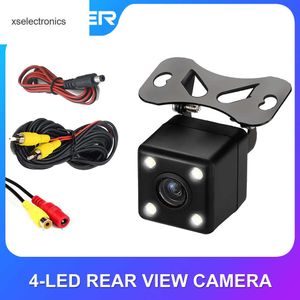 Mise à jour 4 LED caméra arrière de voiture vue HD avec cette caméra vidéo de voiture caméra de recul supplémentaire Vision nocturne caméra de stationnement large kt voiture DVR