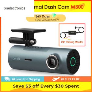 Mise à jour 70mai M300 Car DVR 1296P Night Vision Vehicle Camera Recorder WIFI App Control 24H Parking Mode Version améliorée Dash Cam 1S Car DVR