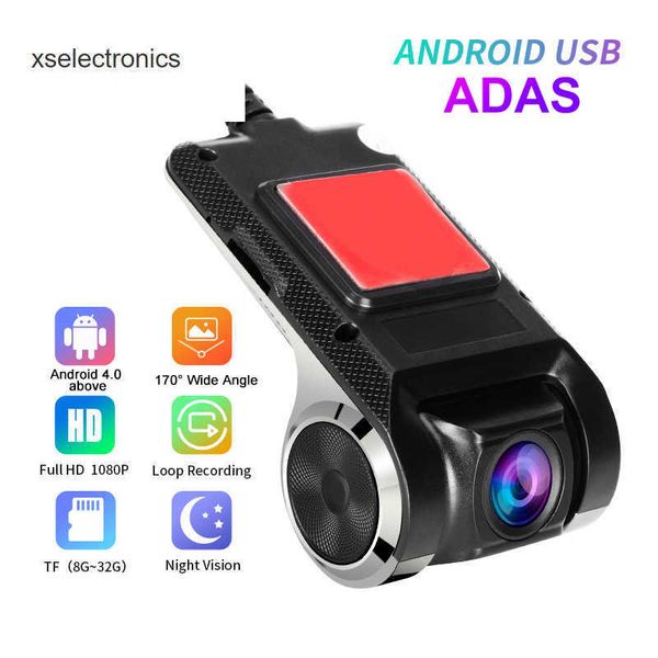 Mettre à jour ADAS 1080p Dash Cam DVR Dash Camera Car Dashcame USB Android DVR Recorder Dash Dash Cam Version Version Recorder Car Electronic Car DVR