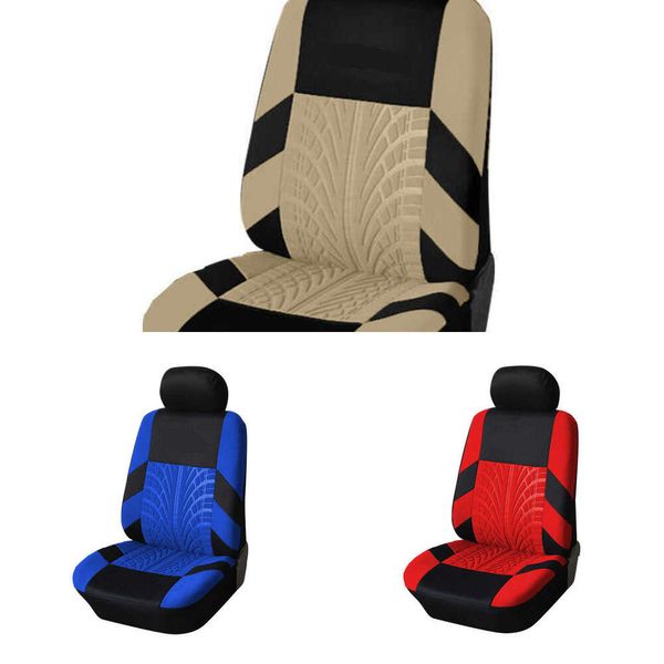 Mise à jour des housses de siège de voiture respirantes, ensemble complet de housses de siège de voiture en relief, pour voiture, camion, SUV, van, matériau en polyester durable