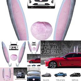 Actualización de decoración de conejo para coche, ventana de techo para Beetle Golf Audi Q3 A3 S3 8V MINI