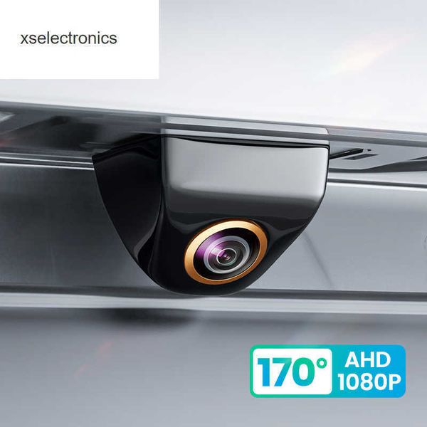 Aggiorna GreenYi Golden Lens 1920x1080P Telecamera posteriore per auto 170 Full HD Visione notturna Reverse AHD Fisheye Telecamera per parcheggio per veicoli DVR per auto