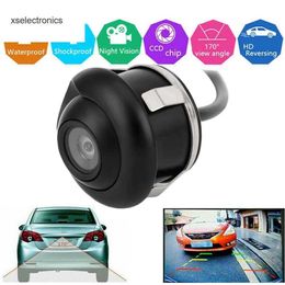 Update hoogwaardige CCD HD Night Vision 360 graden voor auto achteraanzicht camera aan de voorkant vooraanzicht vooraanzicht zijkant omkeren auto back -up camera auto dvr