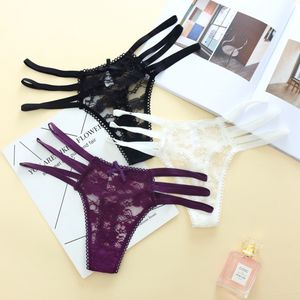 ACTUALIZACIÓN Calzoncillos de encaje Bragas de tiras transparentes Ropa interior G-String T Back Lencería sexy Ropa de mujer Ropa Interior