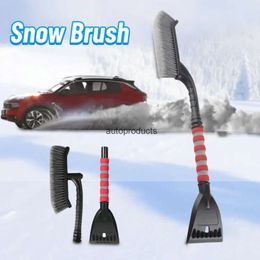 Update Nieuwe Auto Sneeuwschraper Veegschop voor de Winter met EVA Foam Handvat Auto Reinigingsborstel Ijskrabber Remover Auto Voorruit