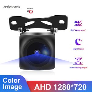 Update podofo ahd hd reverse auto achteraanzicht camera universele parkeervideo monitor waterdicht 170 graden hoek back -up nacht vision lens auto dvr