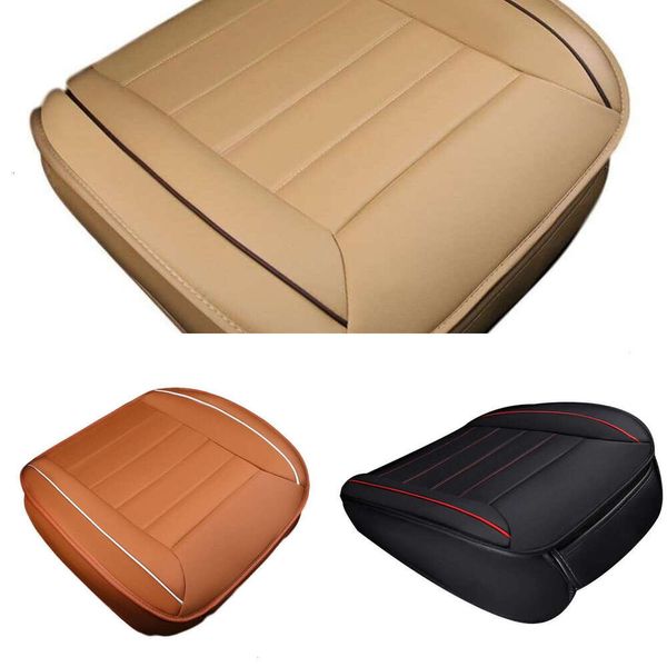 Actualización de cuero PU 3D transpirable para cojín Universal para silla de coche, accesorios para coche, funda para asiento, alfombrilla