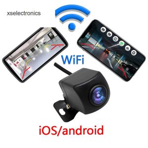 Update draadloze auto achteraanzicht camera wifi 170 graden wifi omkeren camera dash cam hd night vision voor iPhone Android 12V 24V auto's auto DVR