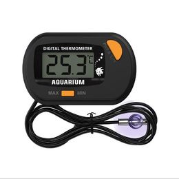 Termómetro de acuario de pantalla LCD digital actualizado tortuga tortuga de tortuga del acuario de mascota temperatura de pescado -50 ~ 70c GT con caja minorista