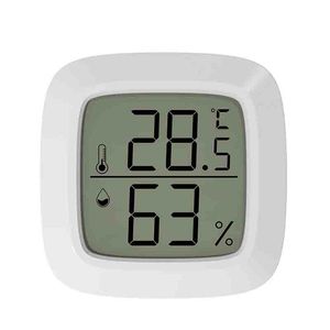 Termómetro LCD digital actualizado Hygrómetro Temperatura Probador de humedad Refrigerador Congelador Mensaje Monitor Baby Room 2 estilos