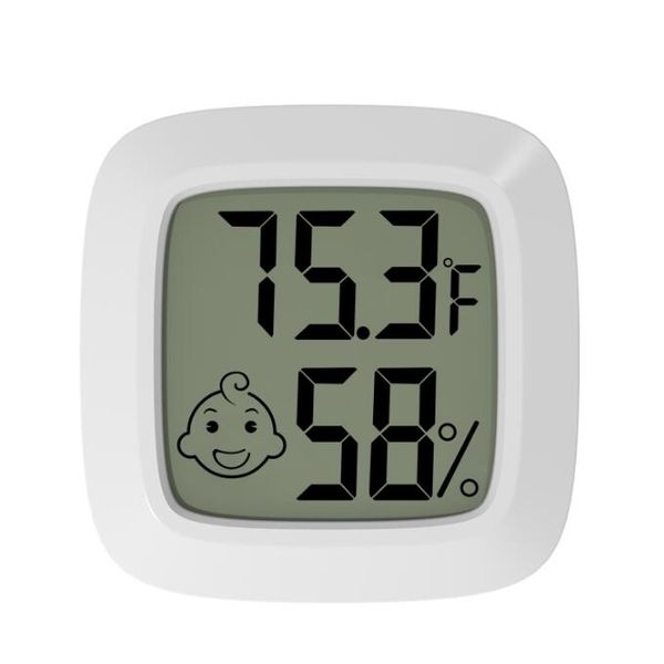 Thermomètre numérique à mise à jour Hygromètre Température Humidité Testeur Réfrigérateur Montorat de congélateur Baby Room Fahrenheit Celsius 2 Styles