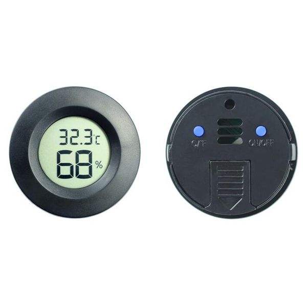 Thermomètre LCD numérique rond mis à jour hygromètre 2 Types testeur d'humidité de la température réfrigérateur congélateur compteur moniteur