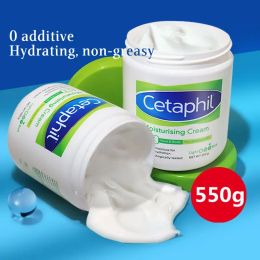 Versión actualizada Cetaphil Crema hidratante 550 g Loción hidratante para rostro y cuerpo Mejora la aspereza de la piel Sin estimulación para pieles secas y sensibles Cuidado de la piel corporal