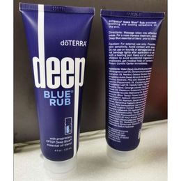 Version mise à jour, base de teint aux huiles essentielles, soins pour la peau du corps, crème topique Deep BLUE RUB, boîte de lotions de 120ml