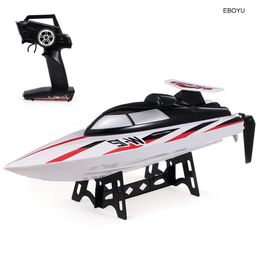 Bijgewerkte WLTOYS WL912-A 2.4G RC BOOT 35KM / H Hoge snelheid RC Racing Boat Capsize Protection Afstandsbediening Toy Boats 201204